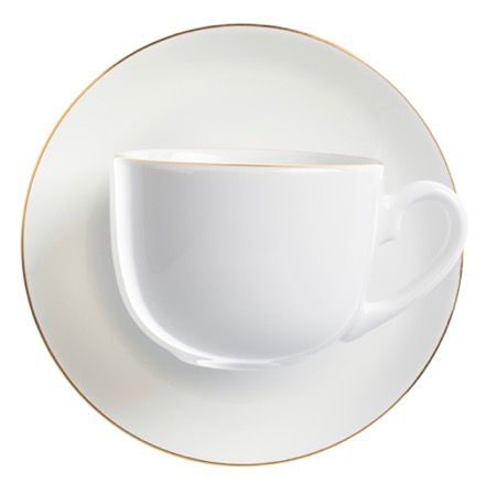 سرویس 12 پارچه فنجان نعلبکی زرین